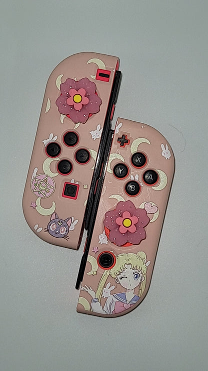 Sparkly Flower Thumb Grips