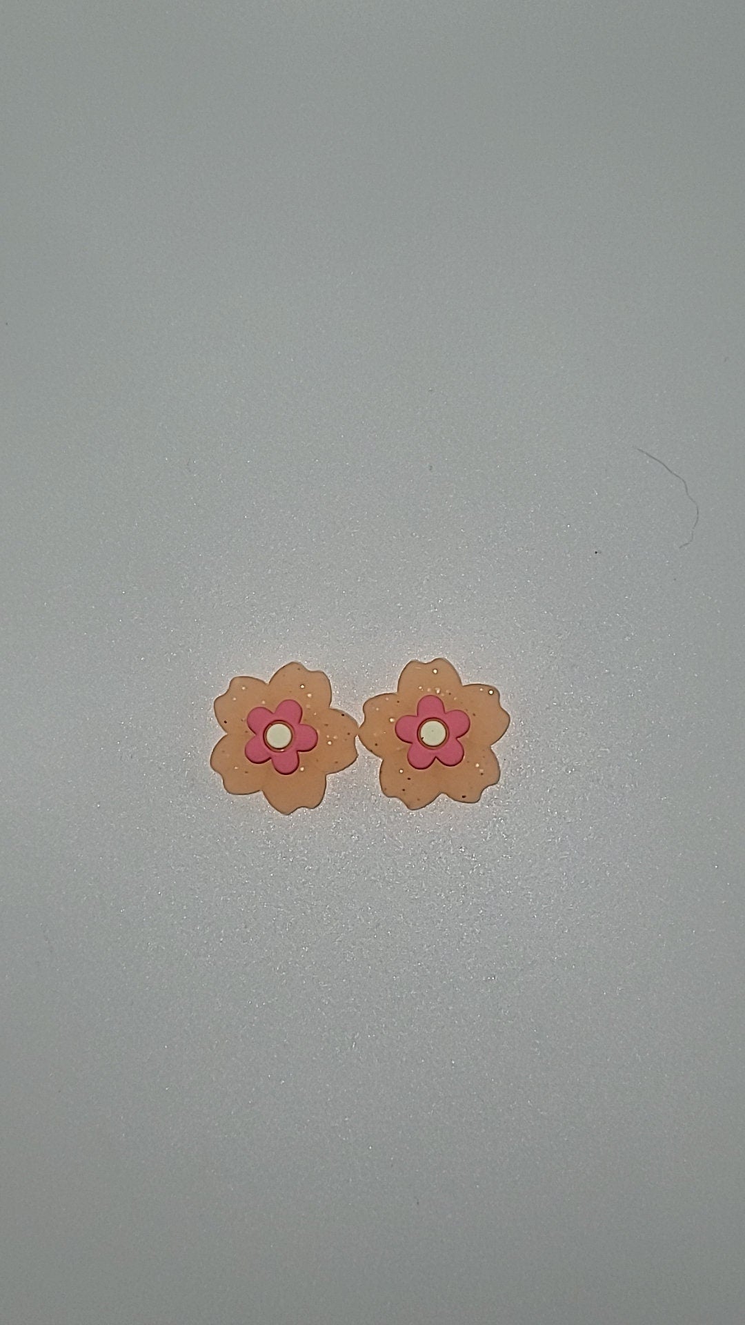 Sparkly Flower Thumb Grips