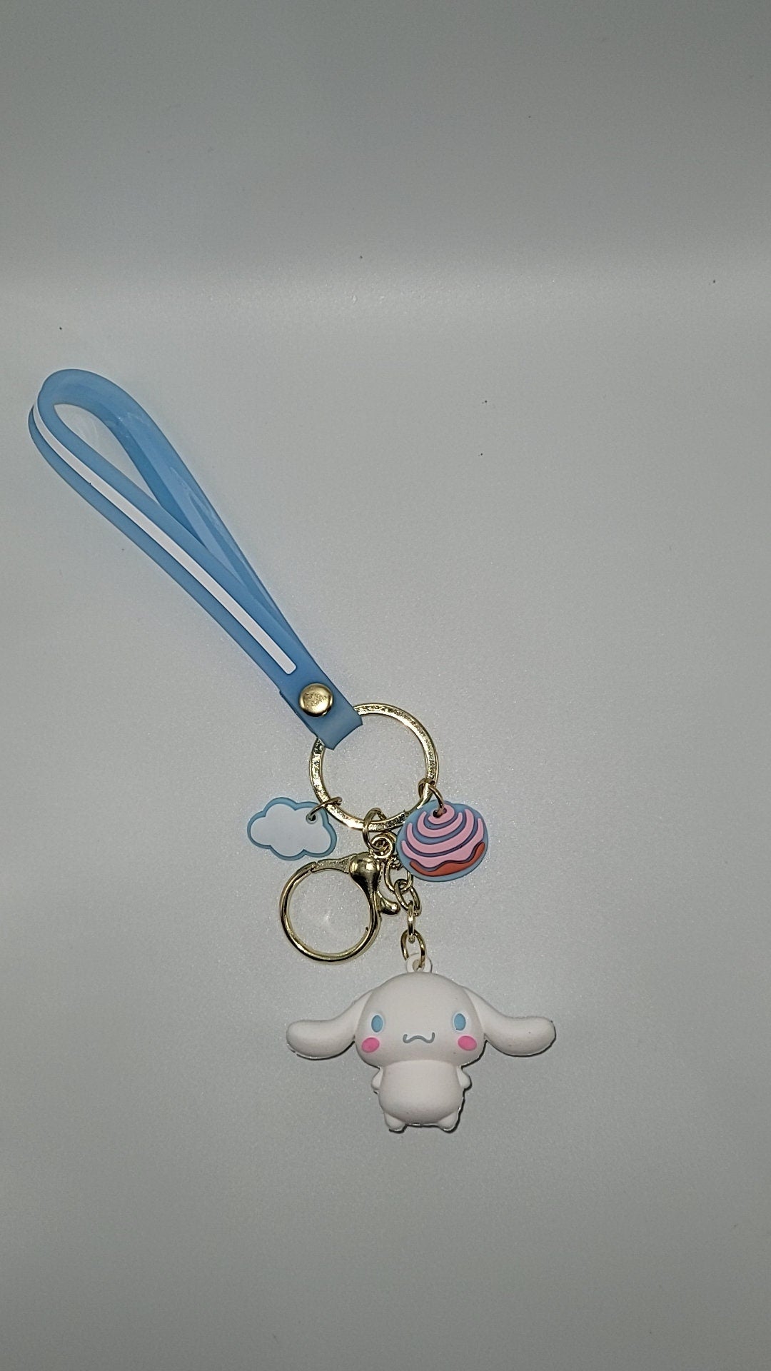 Sanrio Character Keychains Set of 4 - Kuromi, Hello Kitty, Cinnamoroll, My Melody