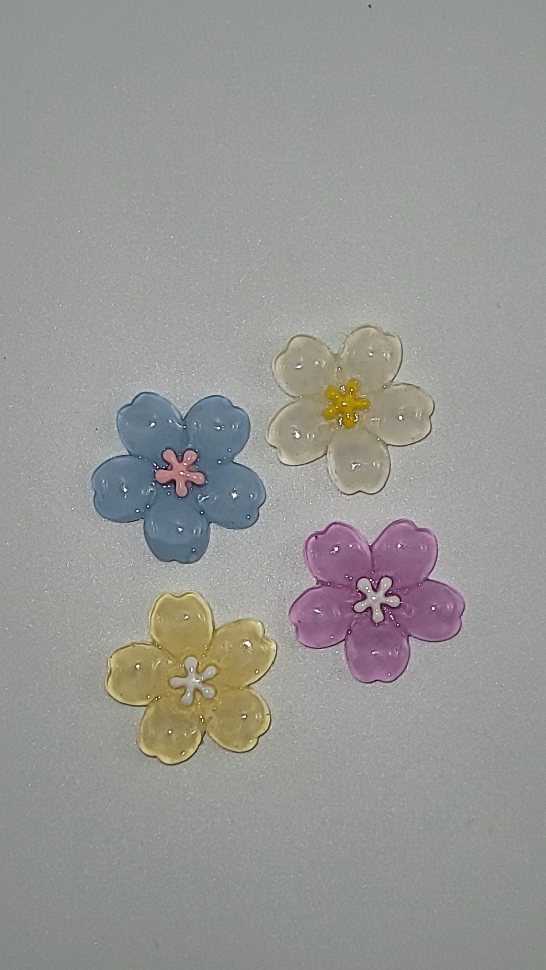 Sakura Flower Magnets Set, 2 Magnets: Floral PC Case Decor