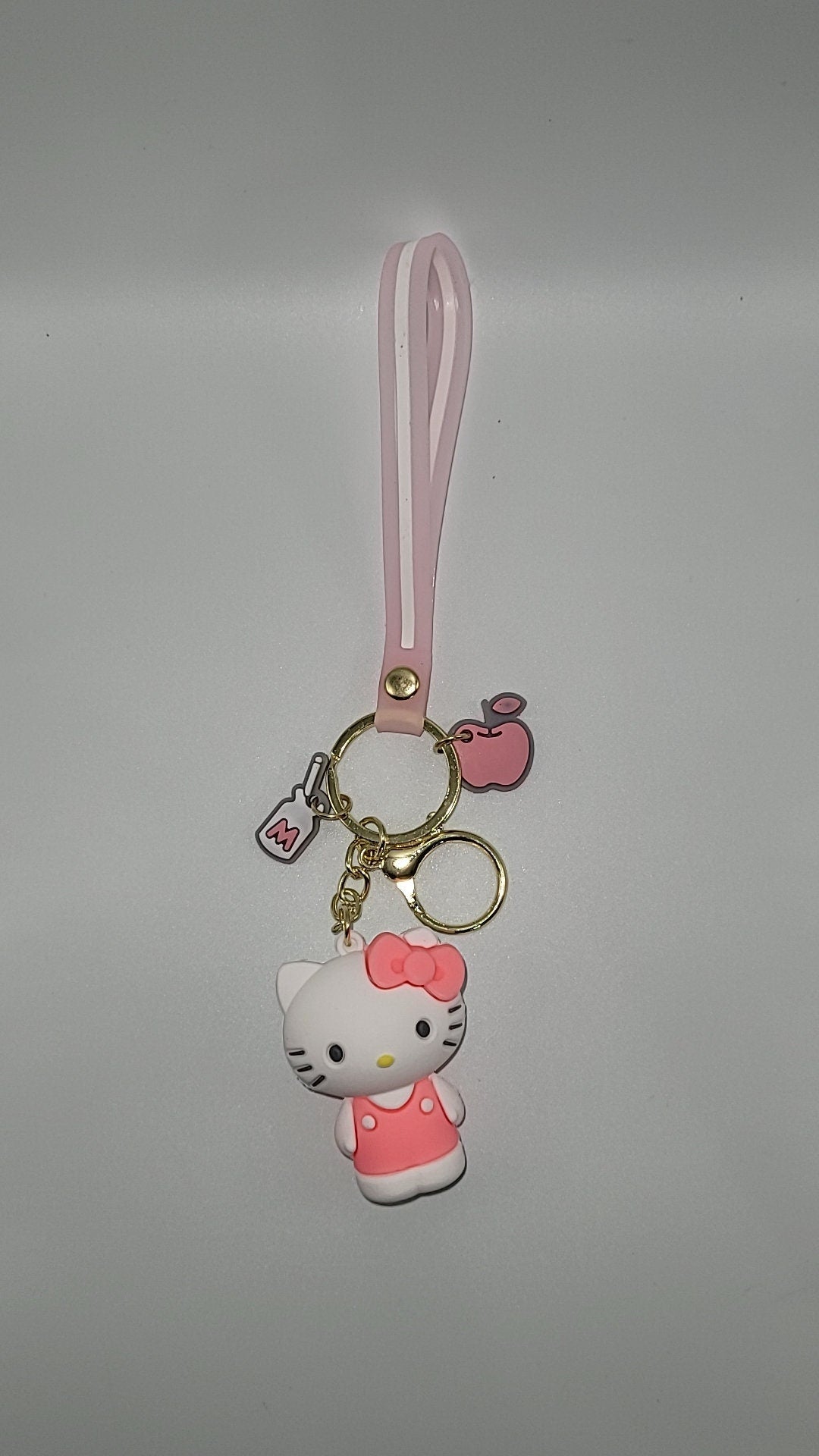 Sanrio Character Keychains Set of 4 - Kuromi, Hello Kitty, Cinnamoroll, My Melody