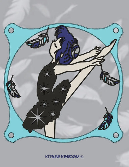 Corina Tokyo Mew Mew Fan Shroud – Custom Anime PC Fan Cover | Kawaii Magical Girl Aesthetic