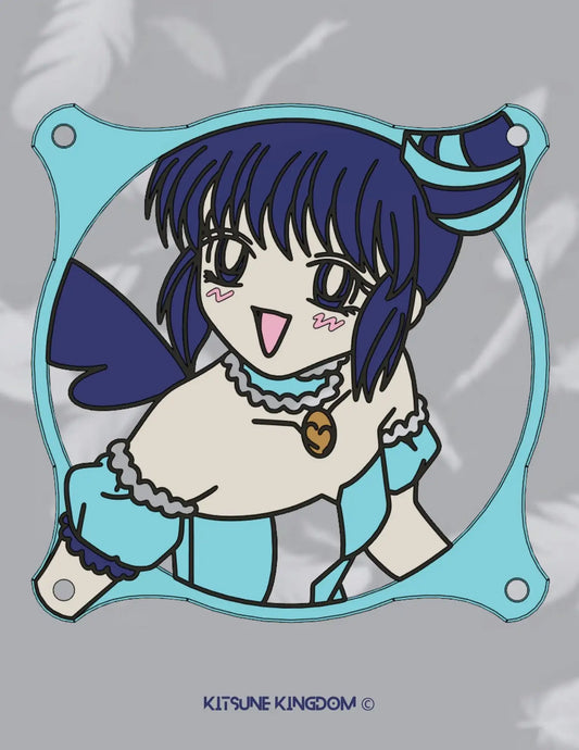 Corina Tokyo Mew Mew Fan Shroud – Custom Anime PC Fan Cover | Kawaii Magical Girl Aesthetic