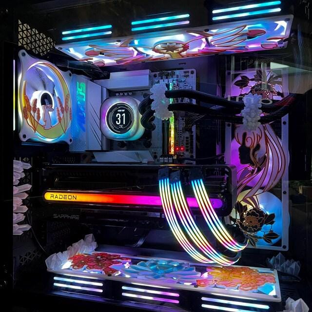 Kitsune Kingdom custom fan cover