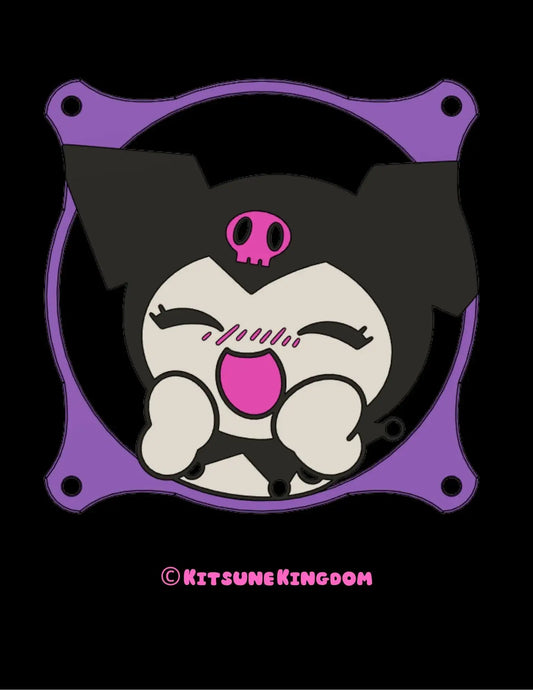 Goth Bunny PC Fan Shroud Cover: Kawaii Anime PC Mod