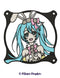 Hatsune Miku Easter PC Fan Shroud: Bunny Girl Anime Grill
