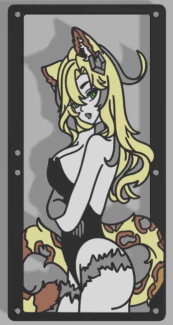 Xilonen Collection PC Fan Covers | Decorative Fan Shrouds by Kitsune Kingdom | Custom Fan Grills for Aesthetic Gaming Setups