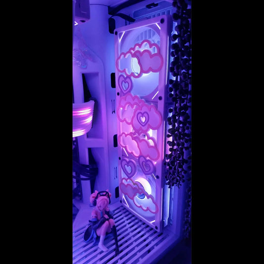 Dreamy Fan Cover: Celestial PC Decor